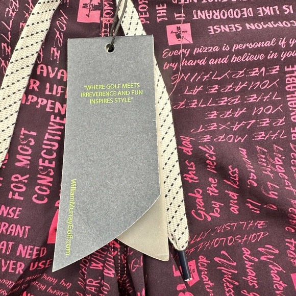 William Murray Board Shorts Men 32 Words Of Wisdom Print Polyester Beach Golf - Picture 5 of 11